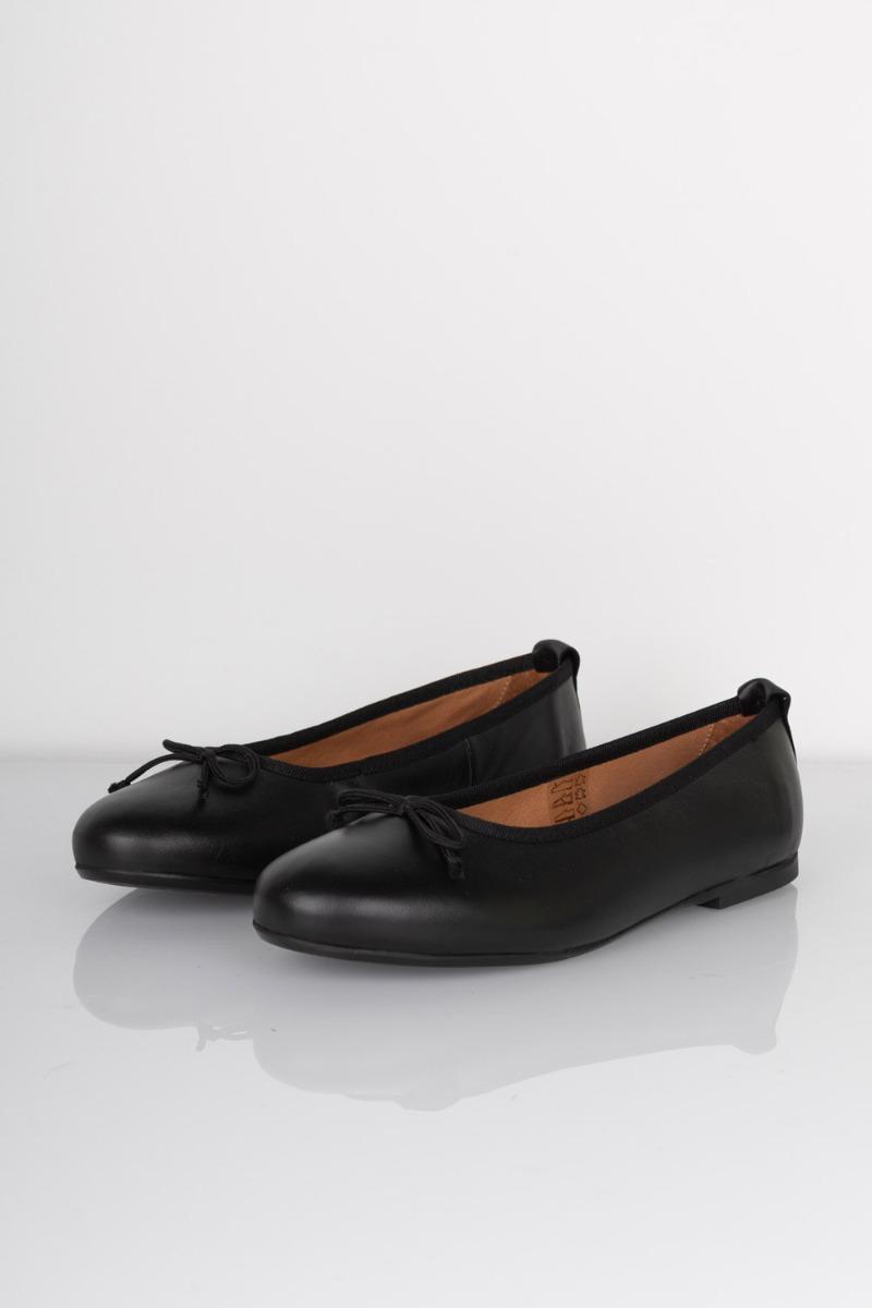 Ballerina   Lucy   Black Nappa fra Pavement