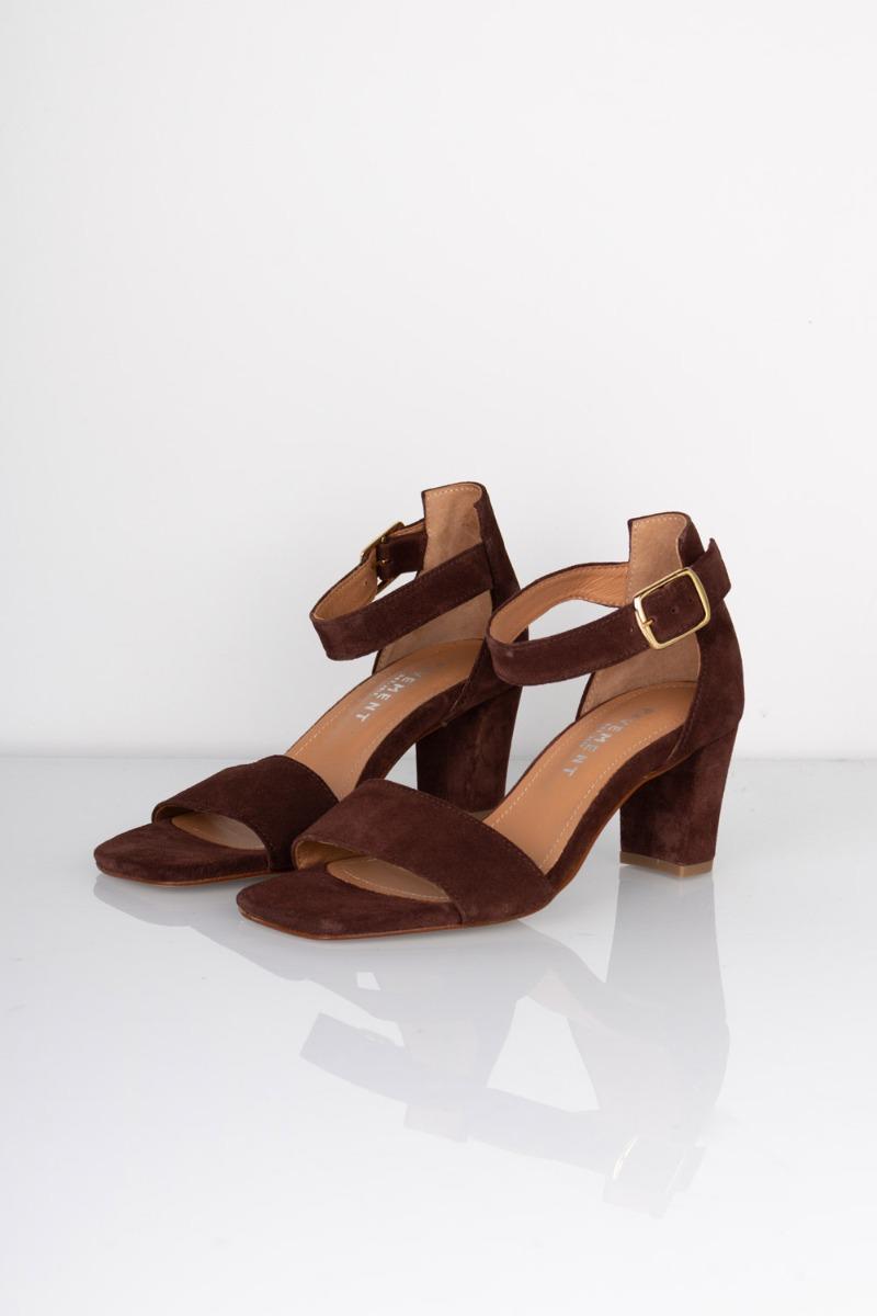 Stiletter   Lykke   Dark Brown fra Pavement