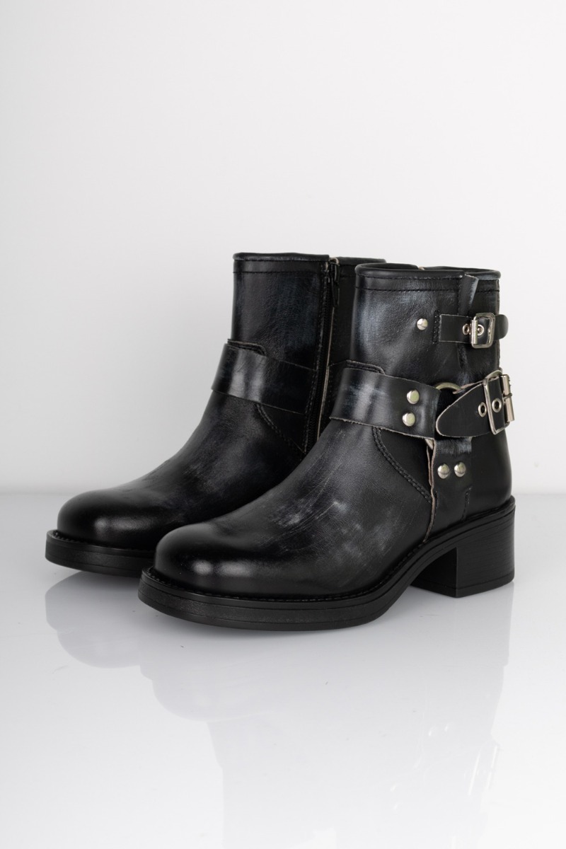 Støvler Zevil Vintage Black Matte fra Pavement