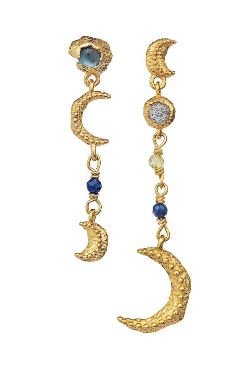øreringe   Pheobe Earrings   Guld fra Maanesten