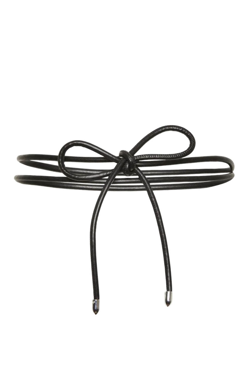 Bælte   Pc Riona Rope Belt   Black fra Pieces