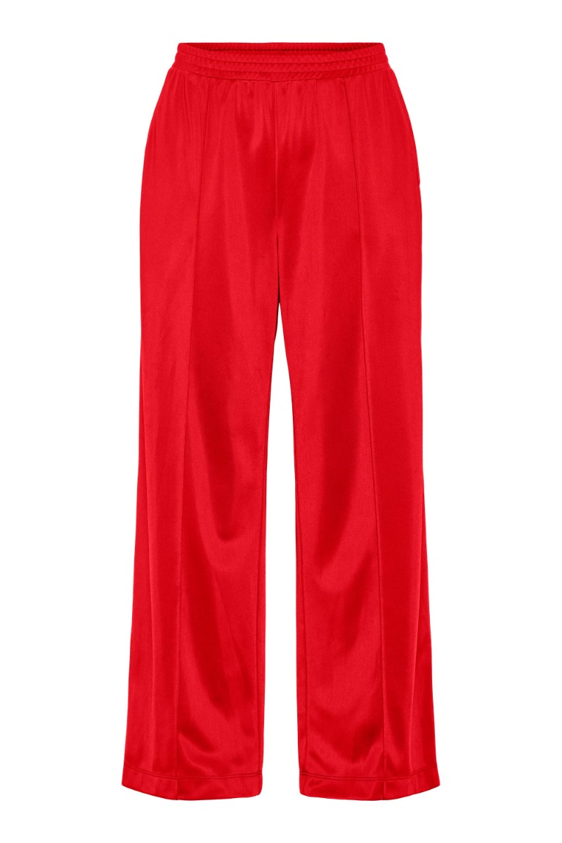 Bukser   Pc Grace Mw Track Pants   High Risk Red fra Pieces