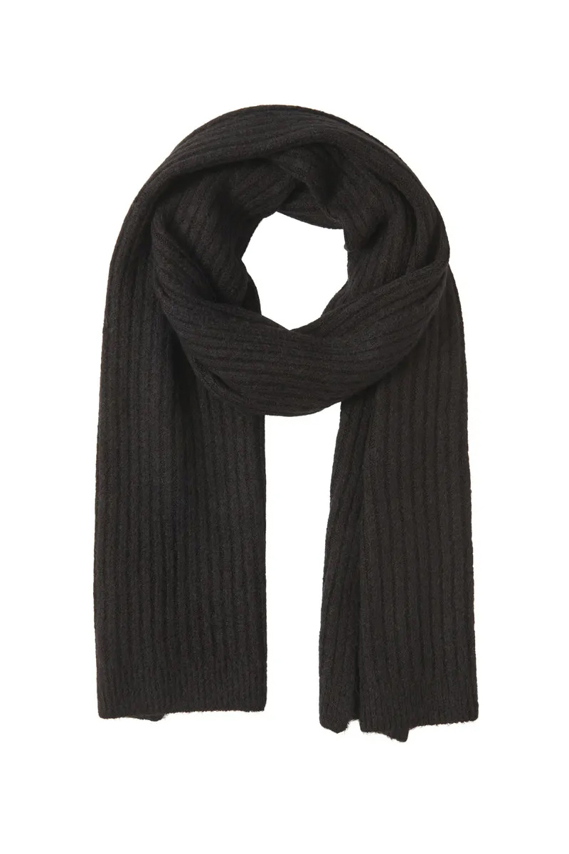 Halstørklæde   Pc Jeslin Long Scarf   Black fra Pieces