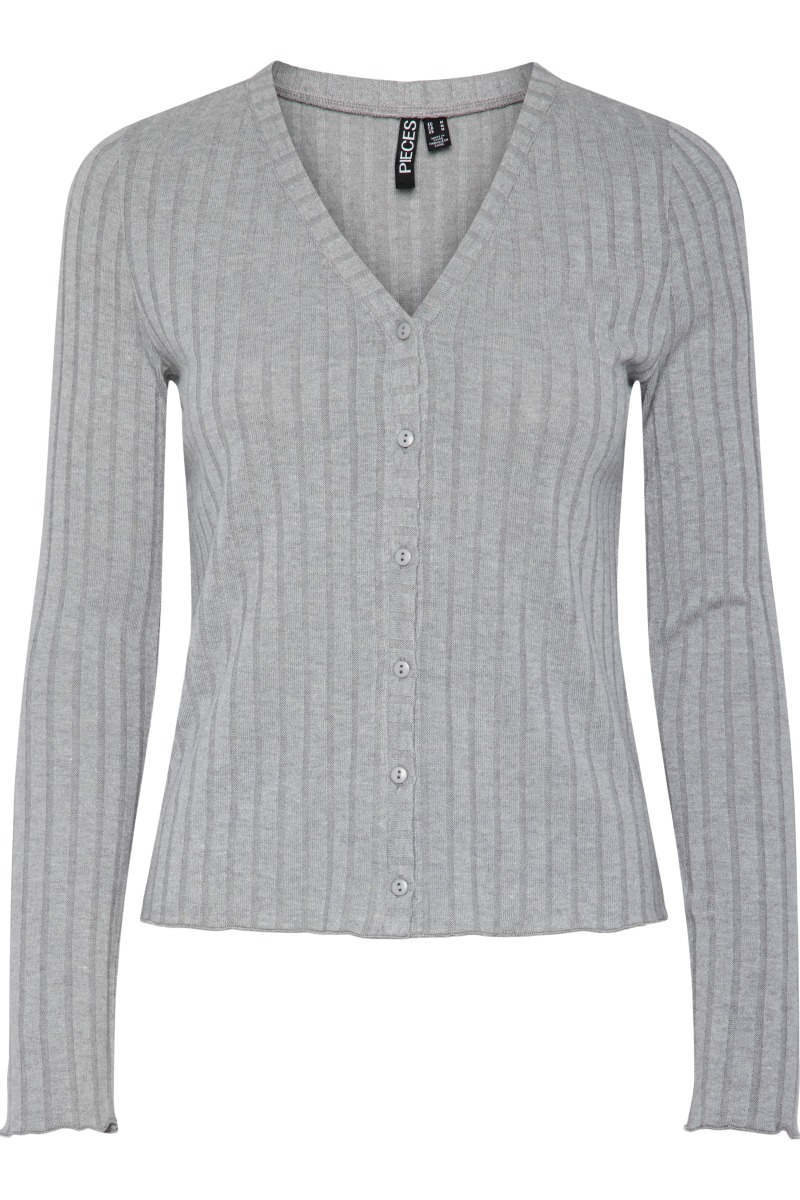 Cardigan   Pc Iris Cardigan   Ultimate Grey fra Pieces