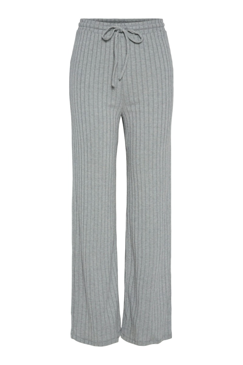 Bukser   Pciris Hw Wide Pant   Ultimate Grey fra Pieces