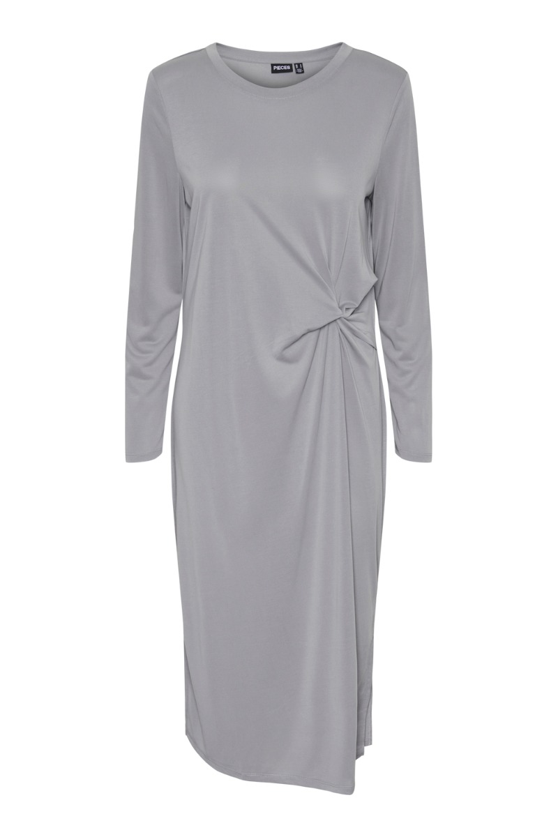 Kjole   Pc Anora Ls Midi Knot Dress Bc   Weathervane fra Pieces