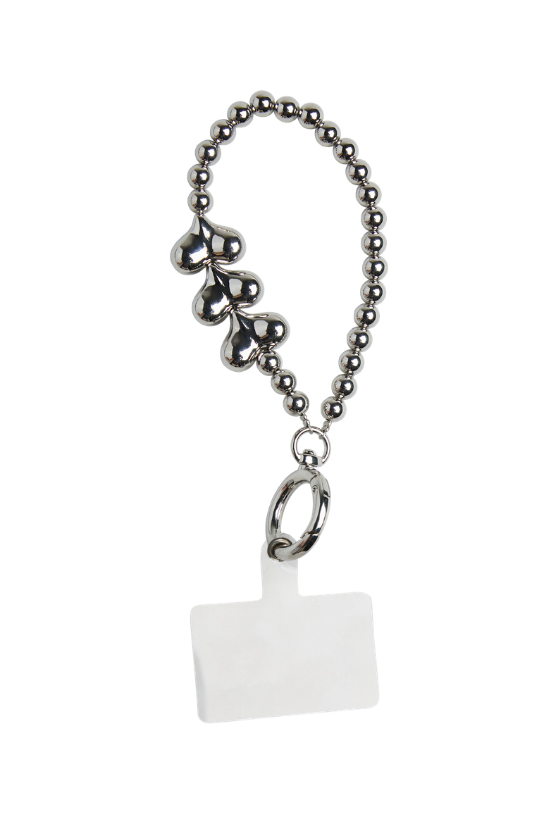 Vedhæng   Pc Sally Multi Keyhanger   Silver Colour Heart fra Pieces