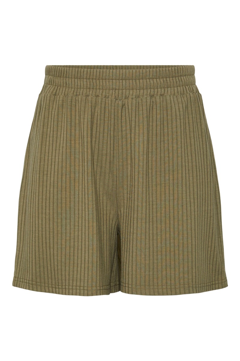 Shorts   Pc Kylie Hw Shorts   Deep Lichen Green fra Pieces
