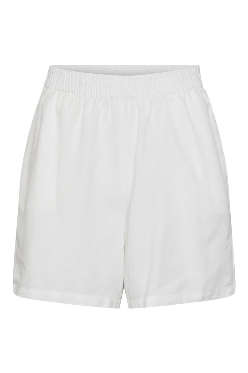 Shorts   Pc Milano Hw Shorts D2d   Bright White fra Pieces