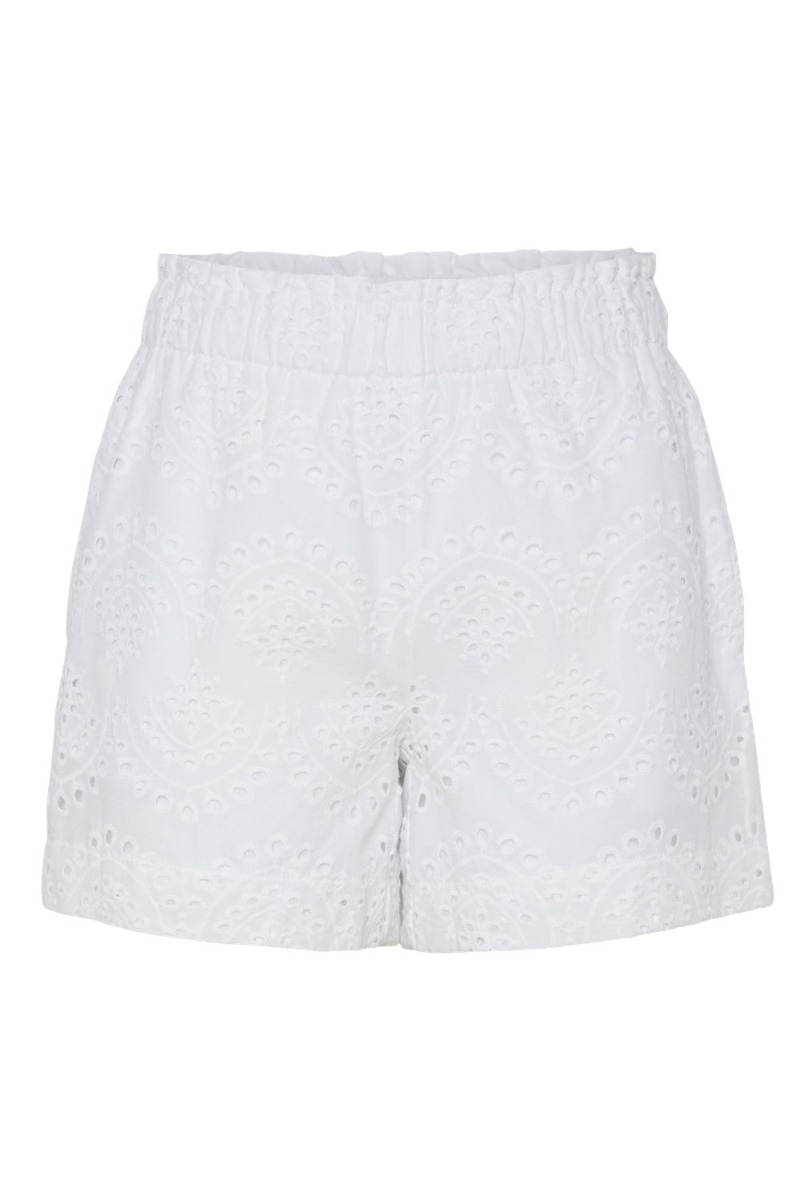 Shorts   Pc Vilde Mw Shorts   Bright White fra Pieces