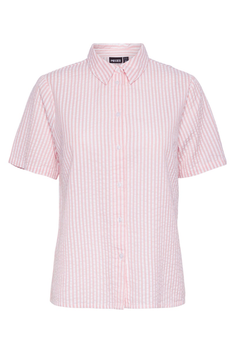 Skjorte   Pc Sally Ss Shirt   Pastel Lavender fra Pieces