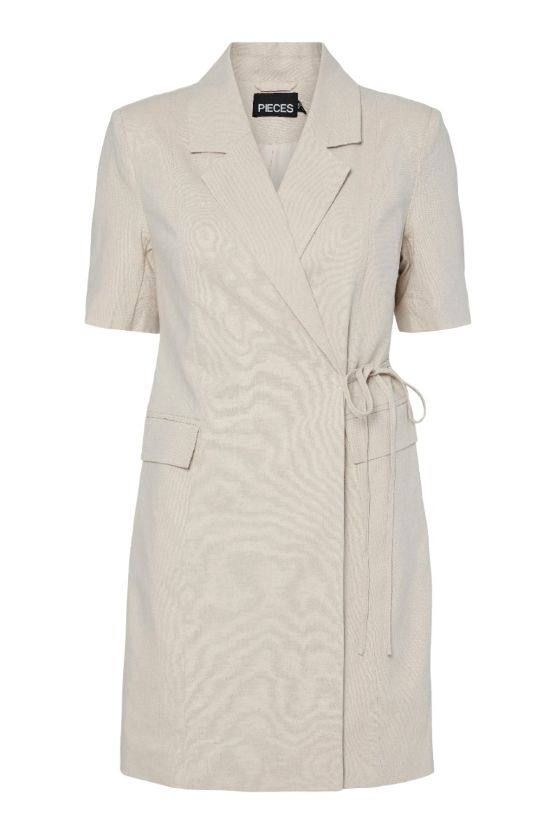 Kjole   Tiki Blazer Dress   Silver Gray fra Pieces