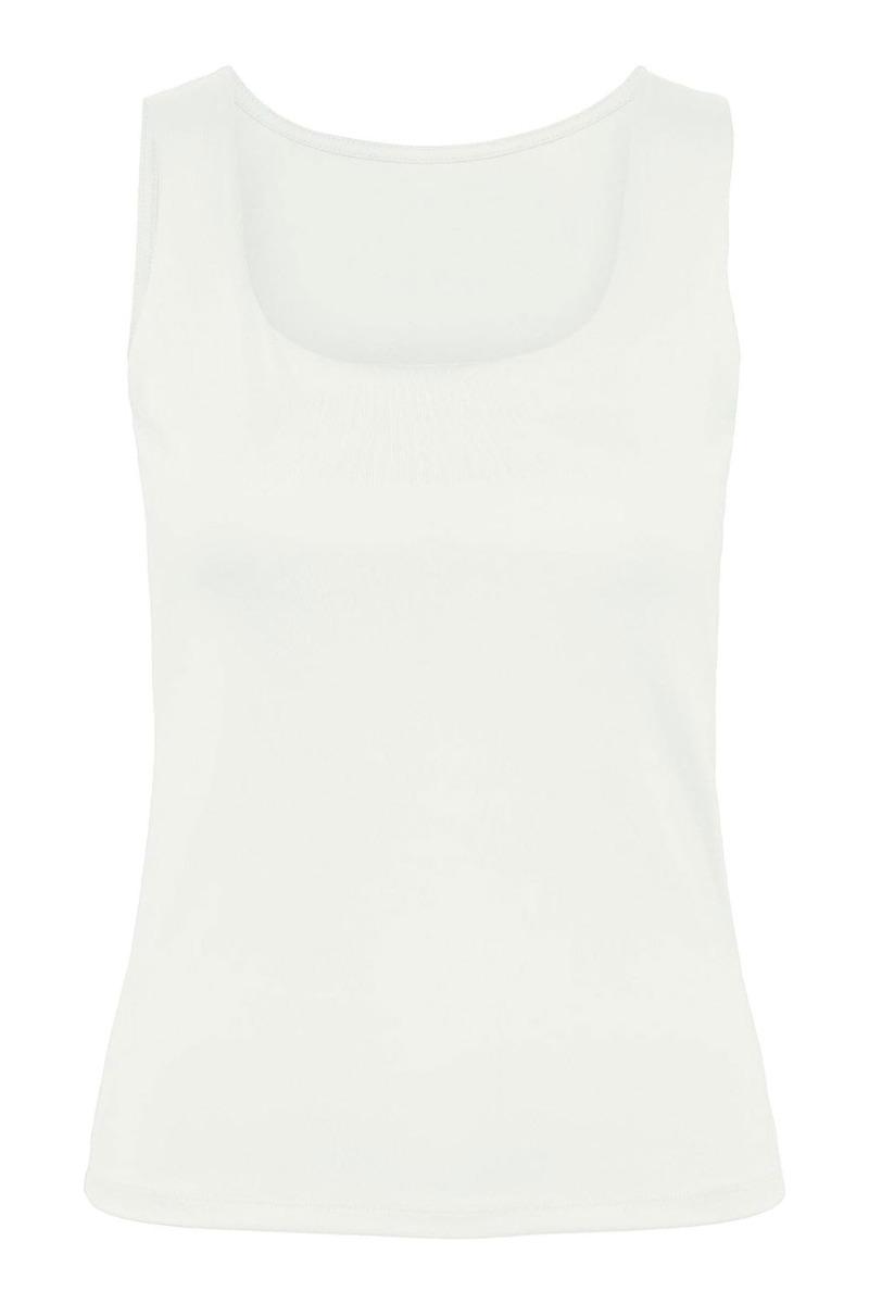 Top   Pc Neja Sl Top   Bright White fra Pieces