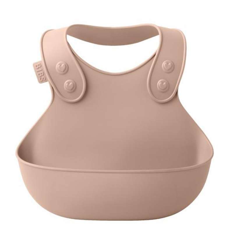 Dinner Hagesmæk I Silikone Blush fra Bibs