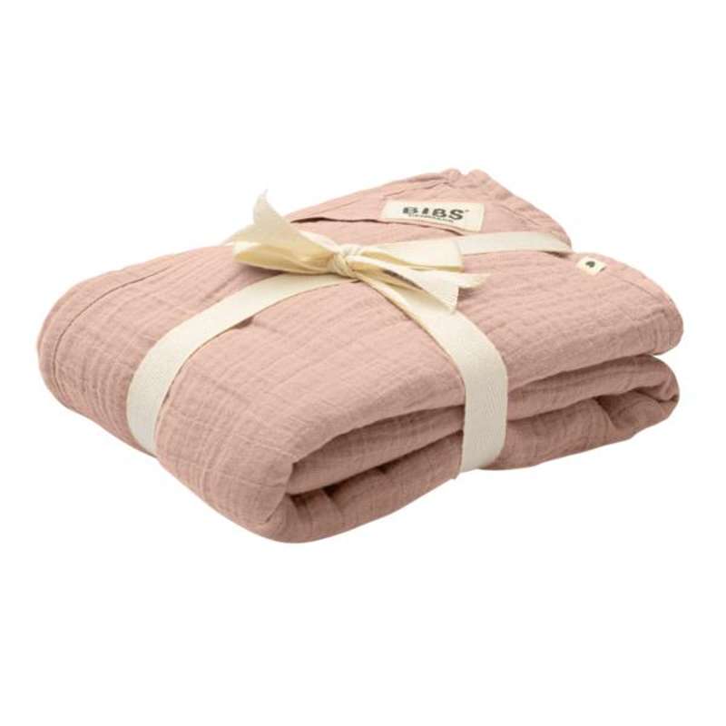 Sleep Muslin Babysvøb 120x120 Cm. Blush fra Bibs