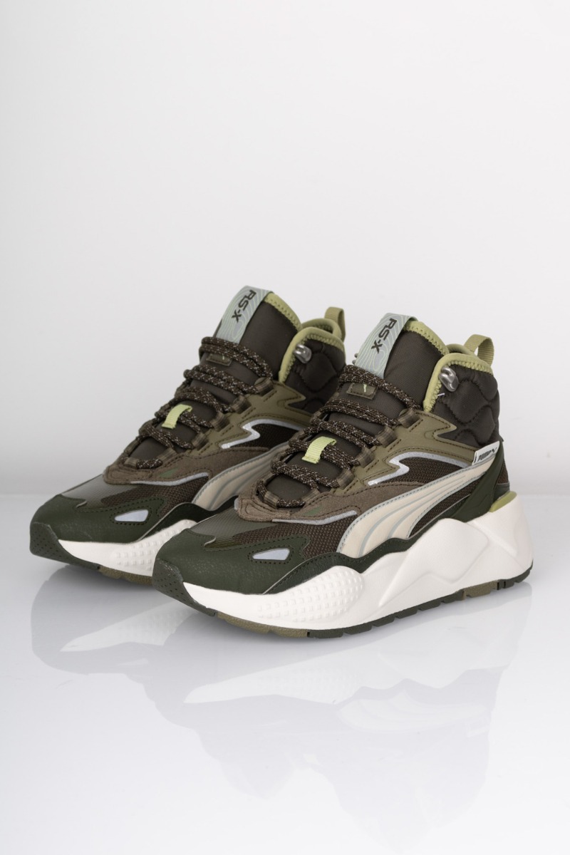 Sko   Rs X Hi   Gray Dark Olive Vapor Gray fra Puma