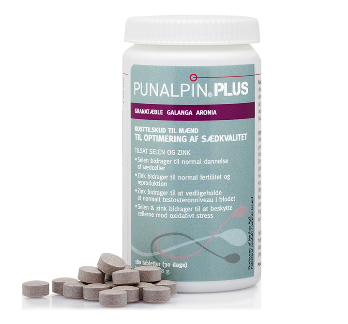 Punalpinâ® Plus (180 Tabl.) Granatæble, Galanga, Aronia, Zink, Selen fra Babyplan