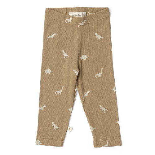 Cocotte Leggings   Dinosaur Kelp   50cm   0m fra That's Mine