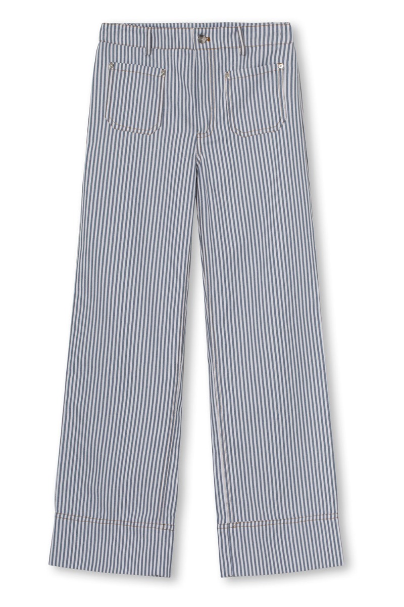 Bukser   Brycers Pant   Blue Stripe fra Résumé