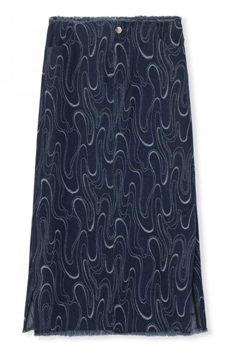 Nederdel   Turnerrs Skirt   Dark Denim fra Résumé