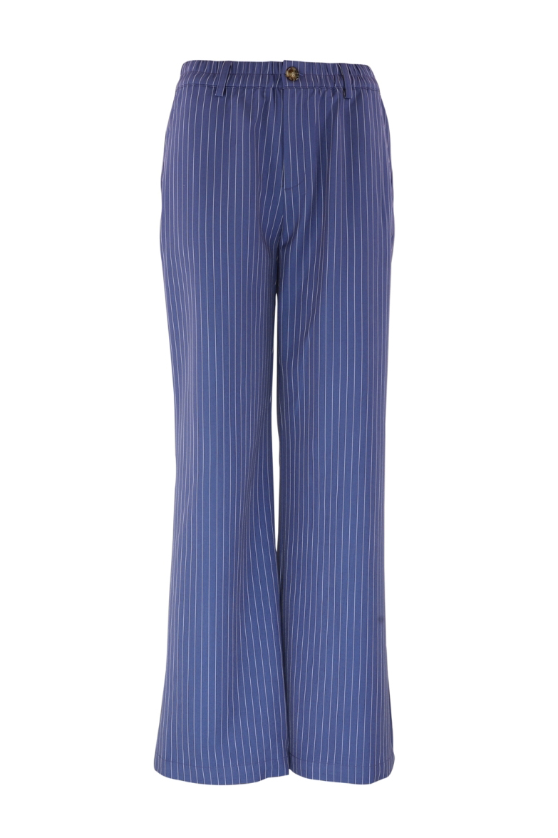 Bukser   Roberta Stripe   Blue Stripe fra Continue