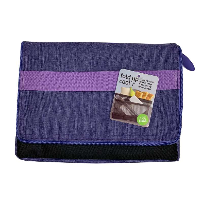 Køletaske   Maxi Fold Lunch Bag   Lilla fra Sistema