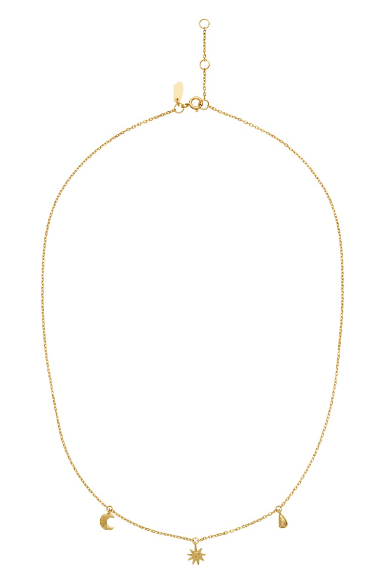 Halskæde   Sadie Necklace   Guld fra Maanesten