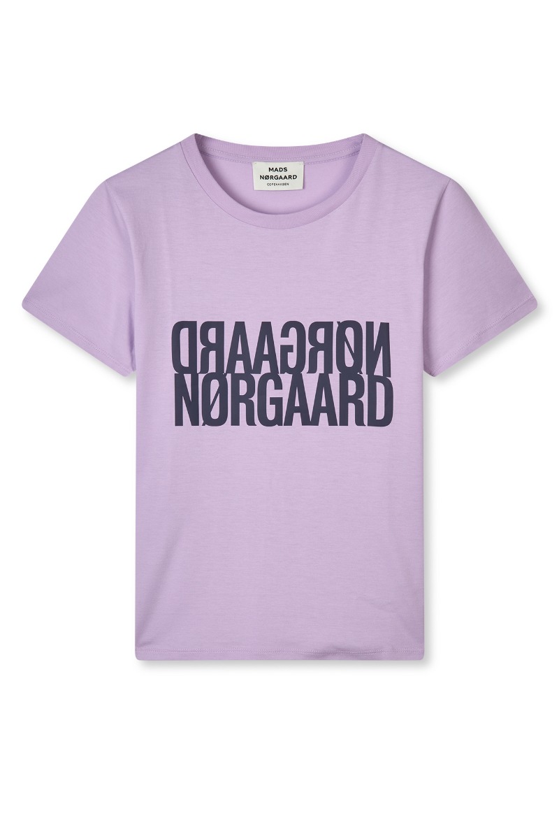 T Shirt   Single Organic Trenda P Tee   Orchid Petal fra Mads Nørgaard