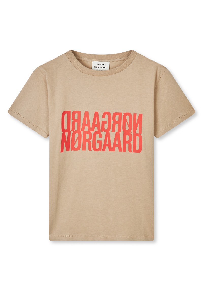 T Shirt   Single Organic Trenda P Tee   Trench Coat Melange fra Mads Nørgaard