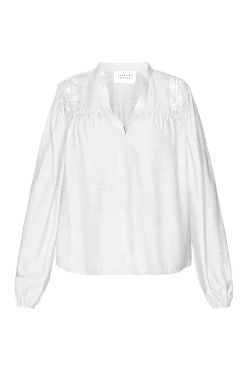 Bluse Eloa Ls Off White fra Sisters Point