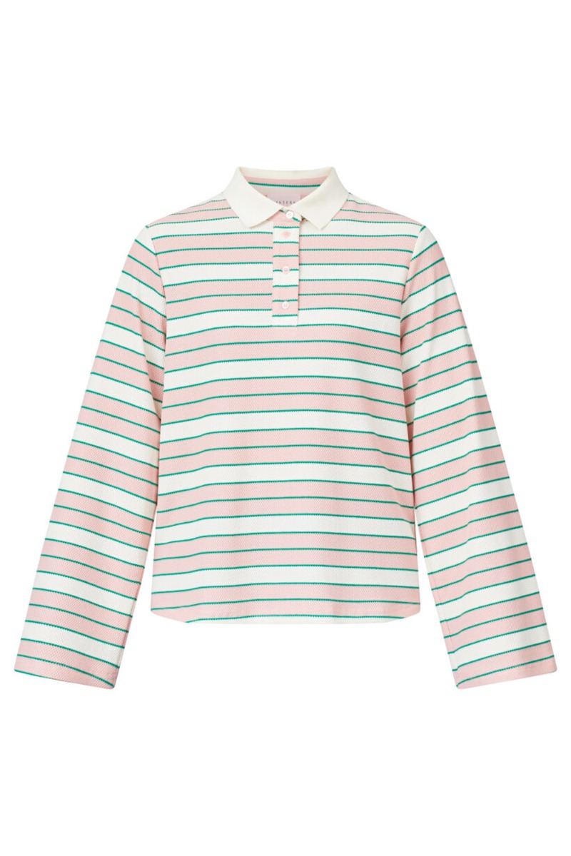 Bluse   Evasa Ls   Cream L. Pink fra Sisters Point