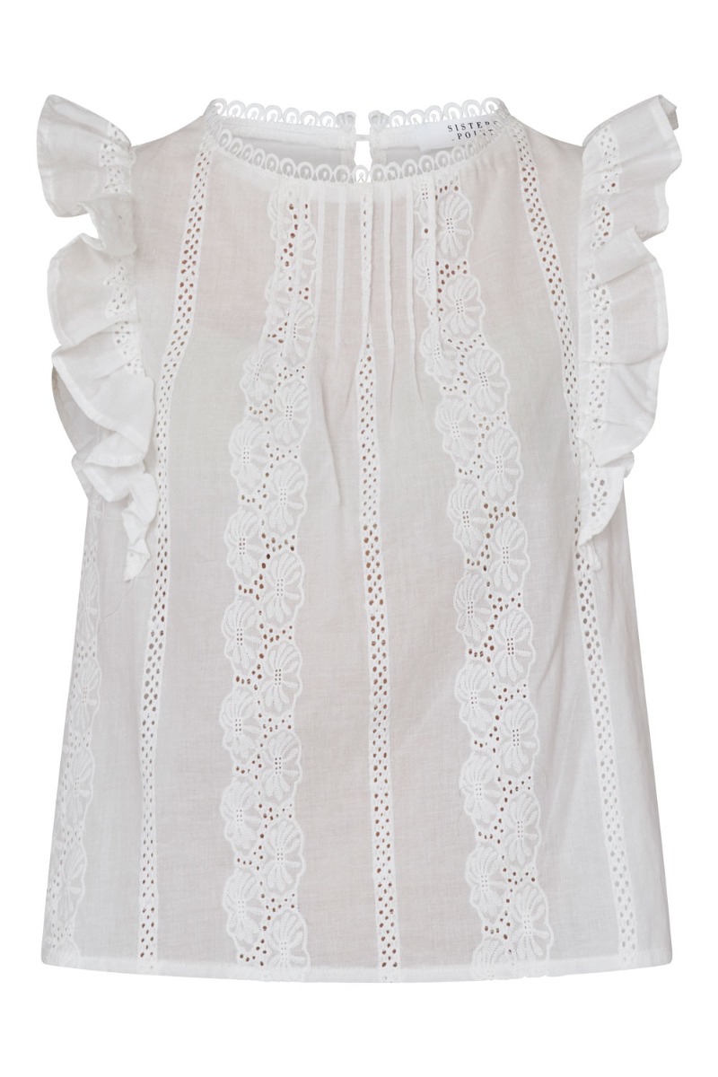 Top   Noro Top   White fra Sisters Point