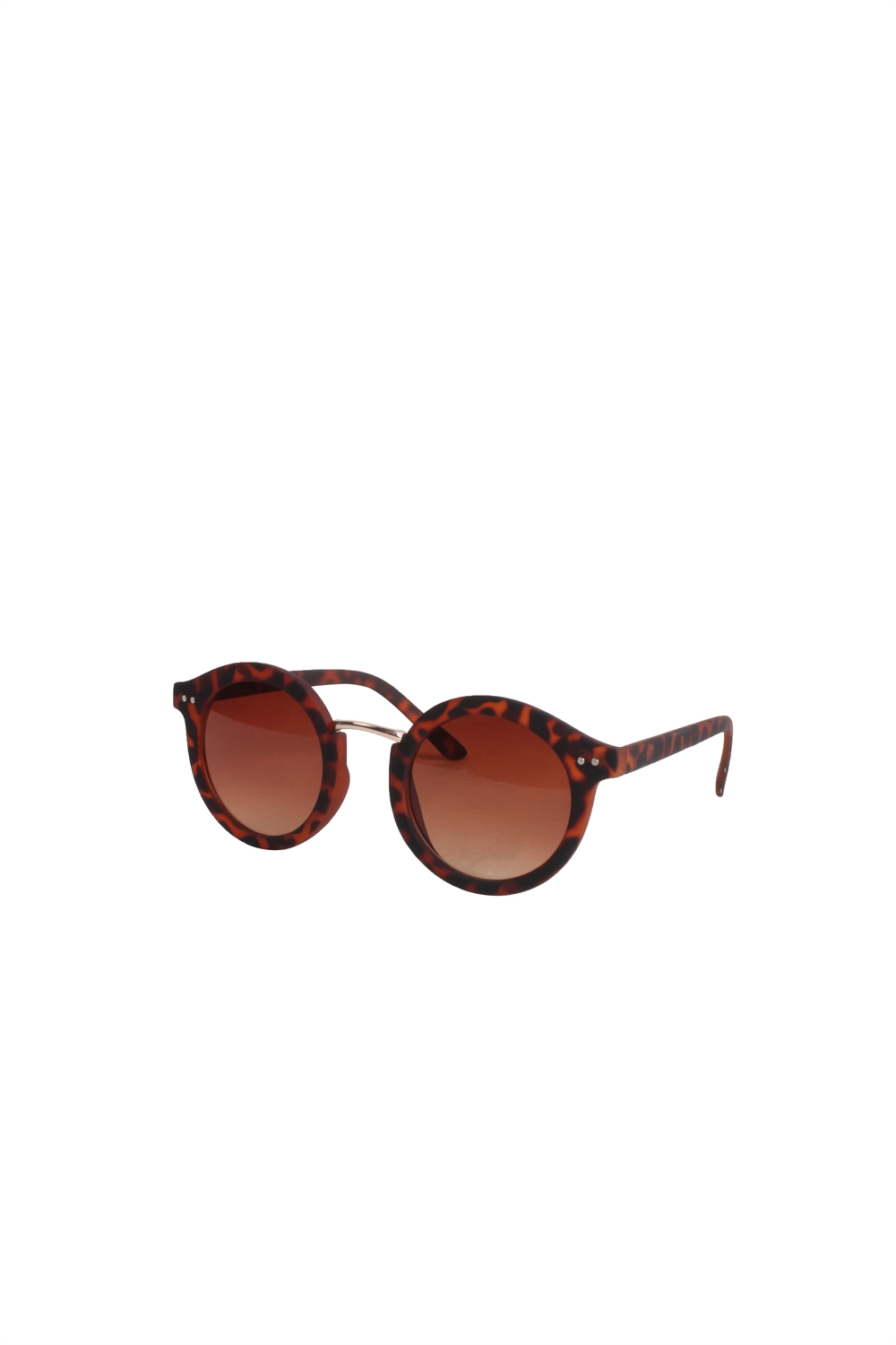 Solbriller   1515   Janne   Mat Havana Brown Gold Details fra Misc