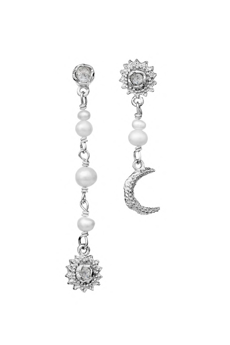øreringe   Sunniva Earrings   Sølv fra Maanesten