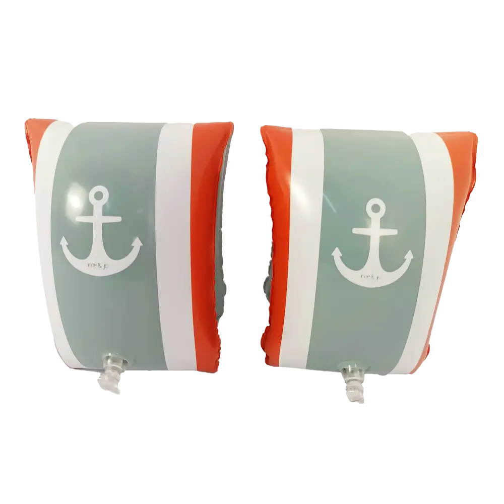 Badevinger I Grøn Og Brun   Swimming Armbands In Green And Brown fra Me&jo