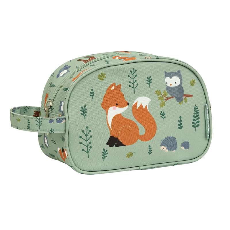 Toilettaske   Forest Friends   Sage fra A Little Lovely Company