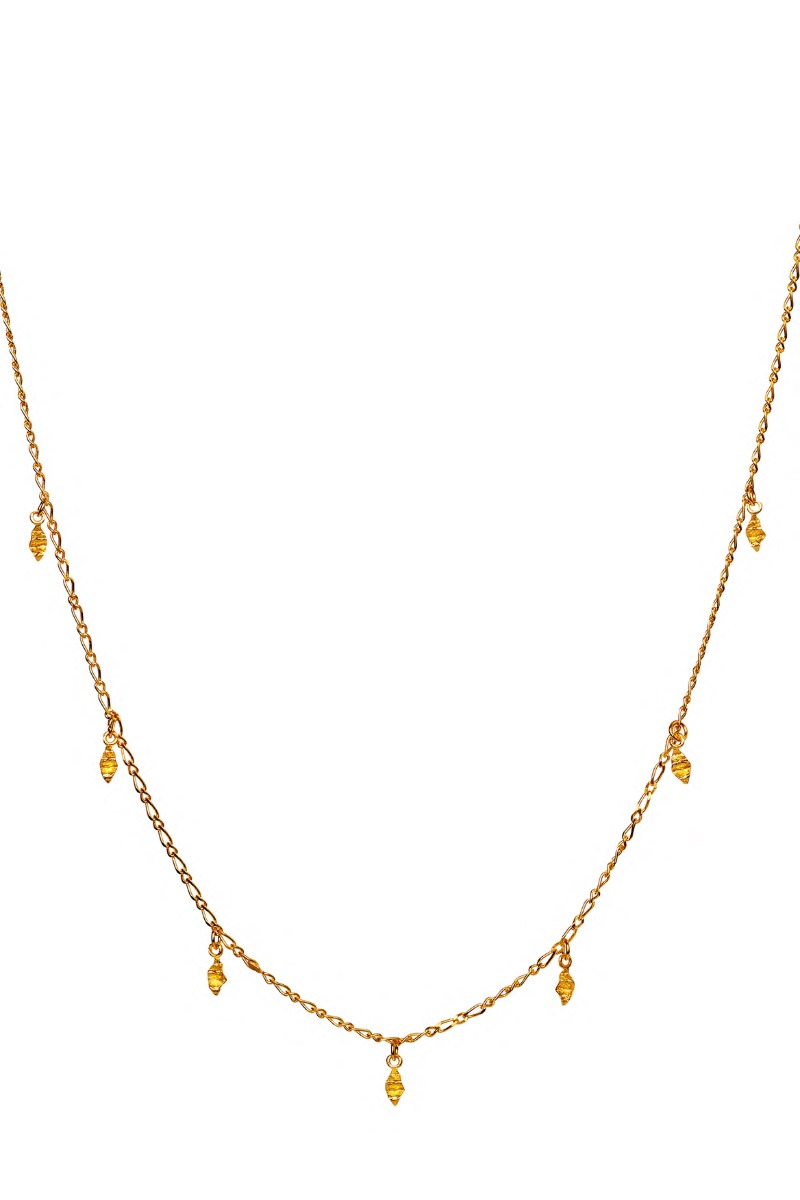 Halskæde   Una Necklace   Guld fra Maanesten