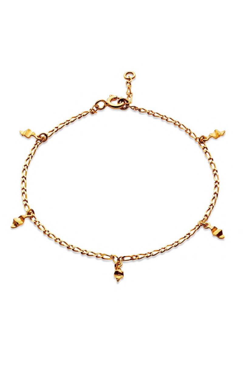 Armbånd   Una Small Bracelet   Guld fra Maanesten