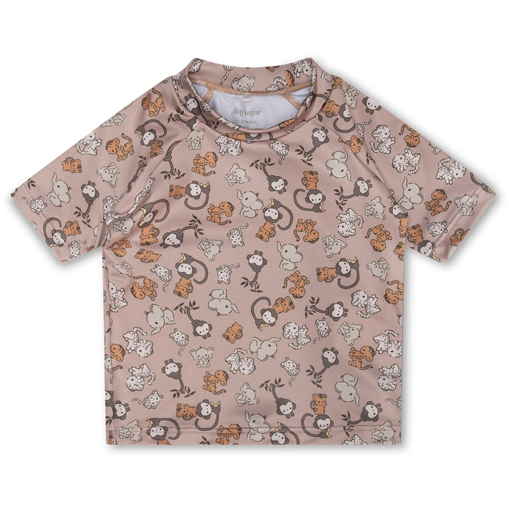 Sami Uv Bade T Shirt   Jungle Friends   68cm   6m fra That's Mine