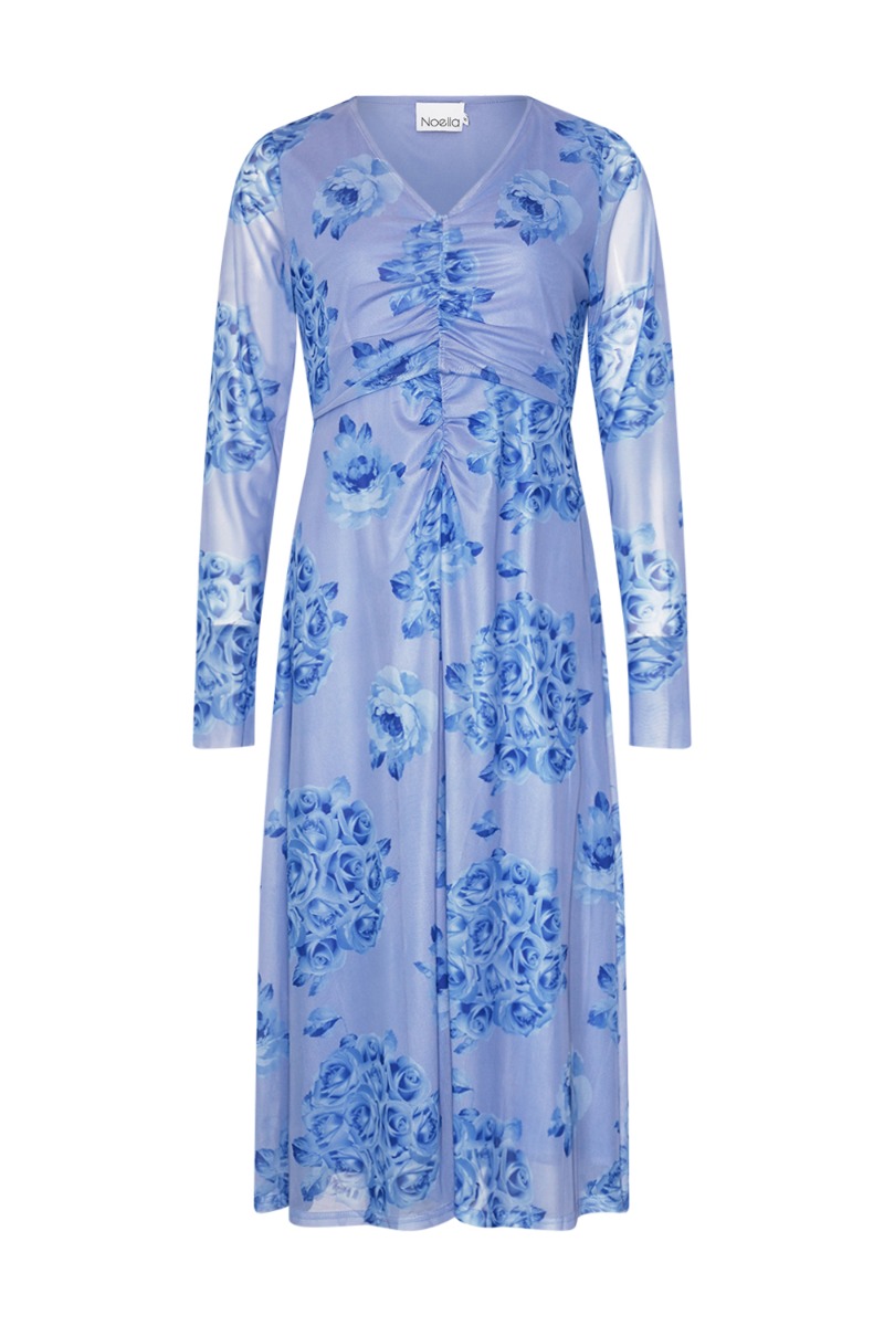 Kjole   Verona Dress   Tobi Blue Print fra Noella