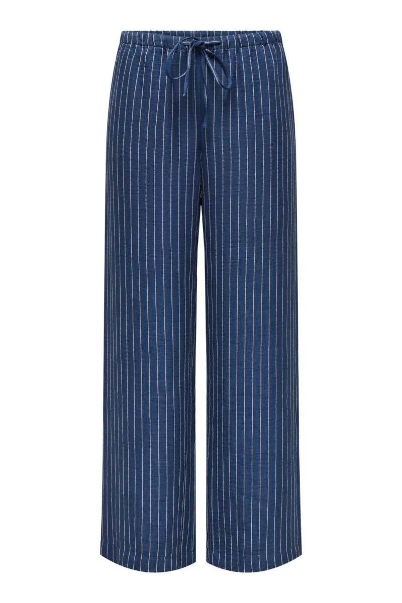 Bukser   Power Mw Wide Pant   Insignia Blue Cloud Dancer fra Jdy