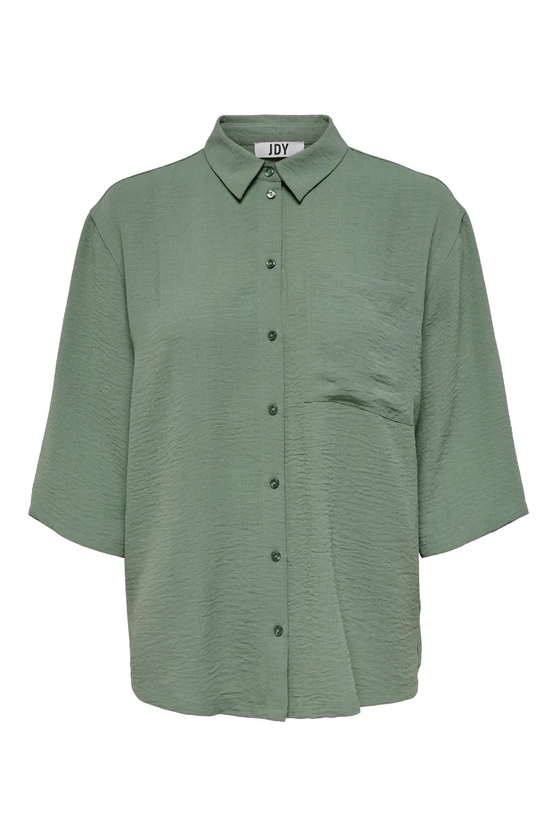 Skjorte   Divya Life 3 4 Loose Shirt   Sea Spray fra Jdy