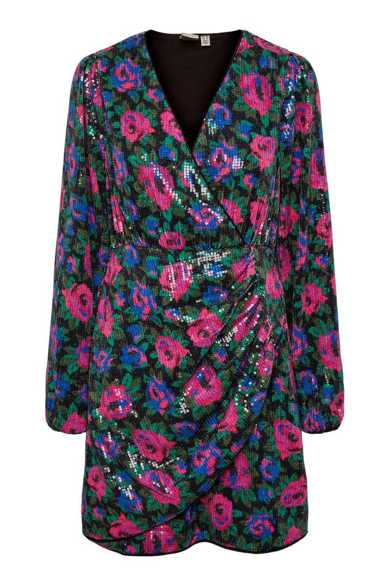 Y.a.s   Kjole     Livo Ls Sequin Dress S.   Black fra Yas