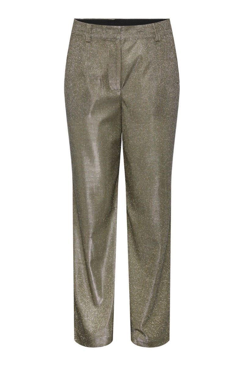 Y.a.s   Bukser     Styles Hw Wide Pant   Show Gold Colour fra Yas