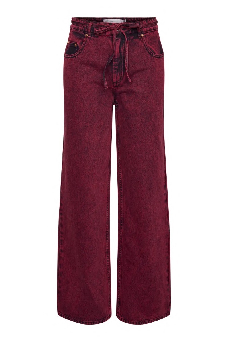 Y.a.s   Jeans     Moon Hmw Jeans S.   Maroon Banner fra Yas