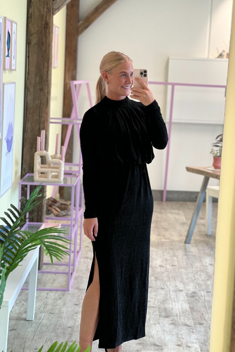 Y.a.s   Kjole     Yen Ls Long Dress   Black fra Yas