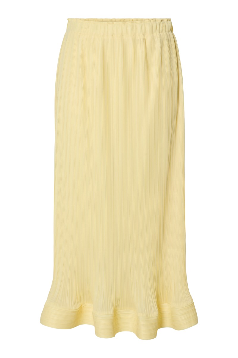Y.a.s   Nederdel     Riva Hw Midi Skirt   Show French Vanilla (levering Midt Maj) fra Yas