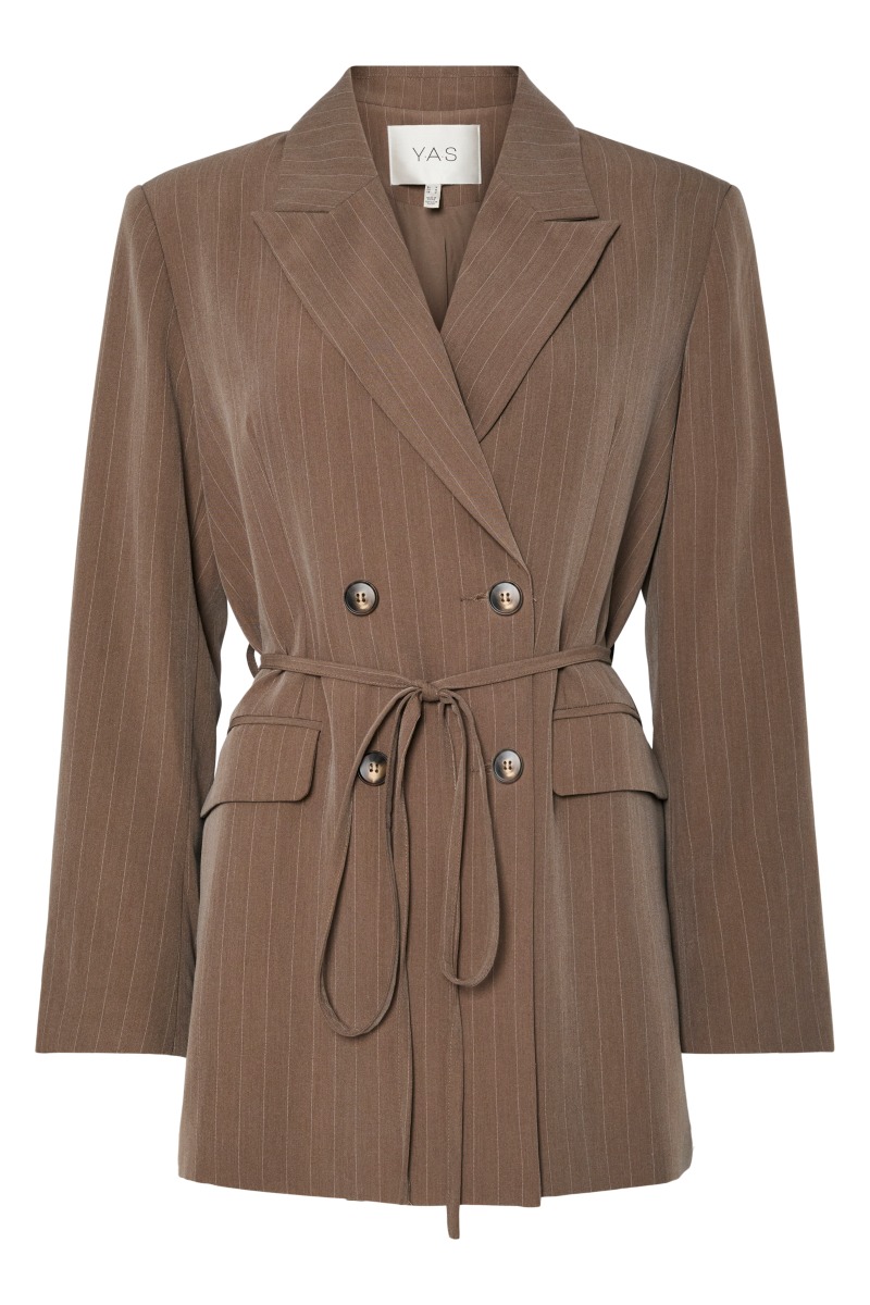 Y.a.s   Blazer     Strala Ls Blazer   Deep Taupe fra Yas