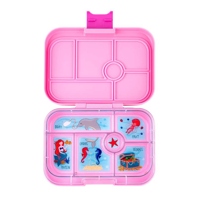 Madkasse   Original   6 Rum   Power Pink Mermaid fra Yumbox