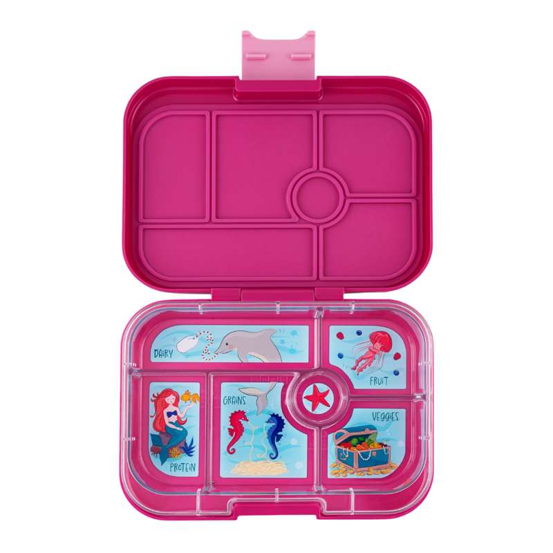 Madkasse   Original   6 Rum   Malibu Purple Mermaid fra Yumbox